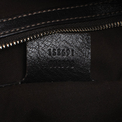 Gucci Monogram Pelham Studded Shoulder Bag Ebony 11 of 12