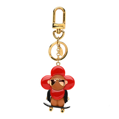 Louis Vuitton Resin Wood Vivienne Skateboarder Bag Charm 1 of 3