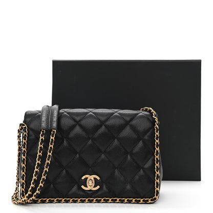 Chanel Caviar Quilted Never Ending Chain Flap Black 11 of 11