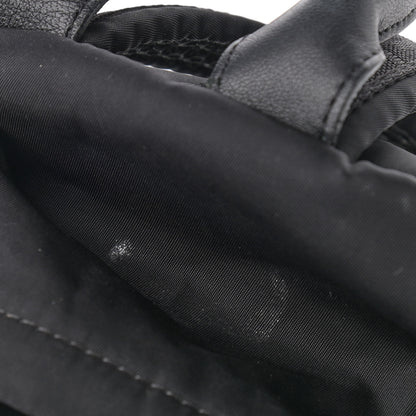 Versace Nylon Goatskin Studded Palazzo Medusa Backpack Black 10 of 11