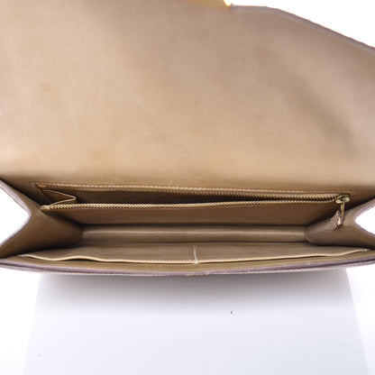 Hermes Lizard Pan Clutch Ficelle 5 of 12