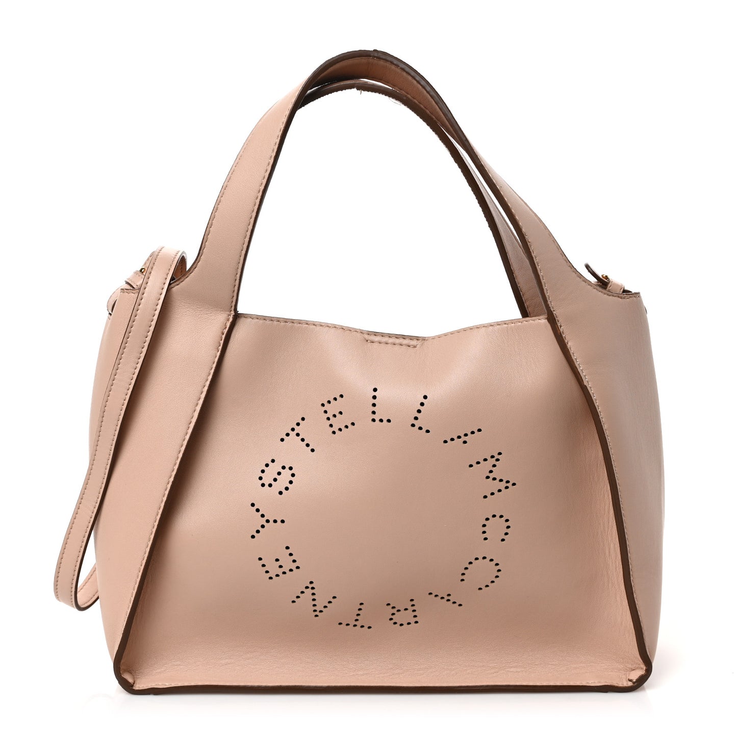 Eco Alter Nappa East West Perforated Tote Beige