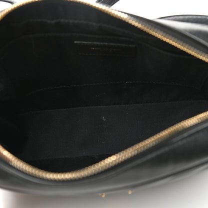Saint Laurent Calfskin Matelasse Monogram Lou Camera Bag Black 5 of 11