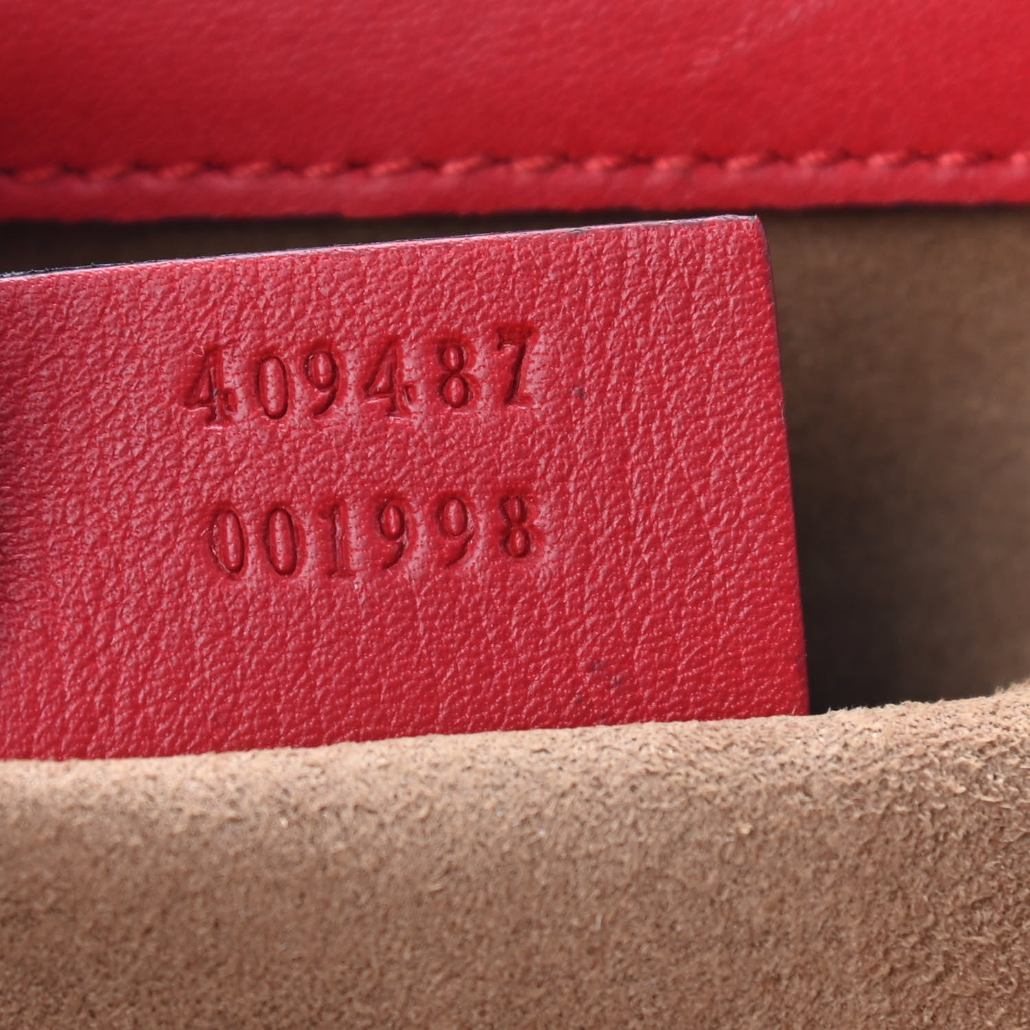 Gucci GG Supreme Monogram Calfskin Small Padlock Shoulder Bag Beige Hibiscus Red New Rosette 8 of 10