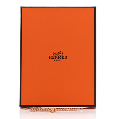 Hermes Lacquered Gold Mini Pop H Pendant Necklace Mimosa 7 of 7