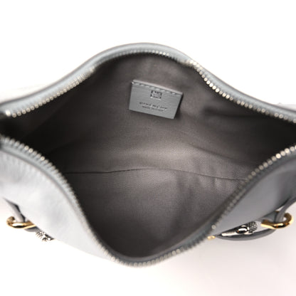 Givenchy Tumbled Calfskin Mini Voyou Boyfriend Party Bag Light Grey 5 of 11