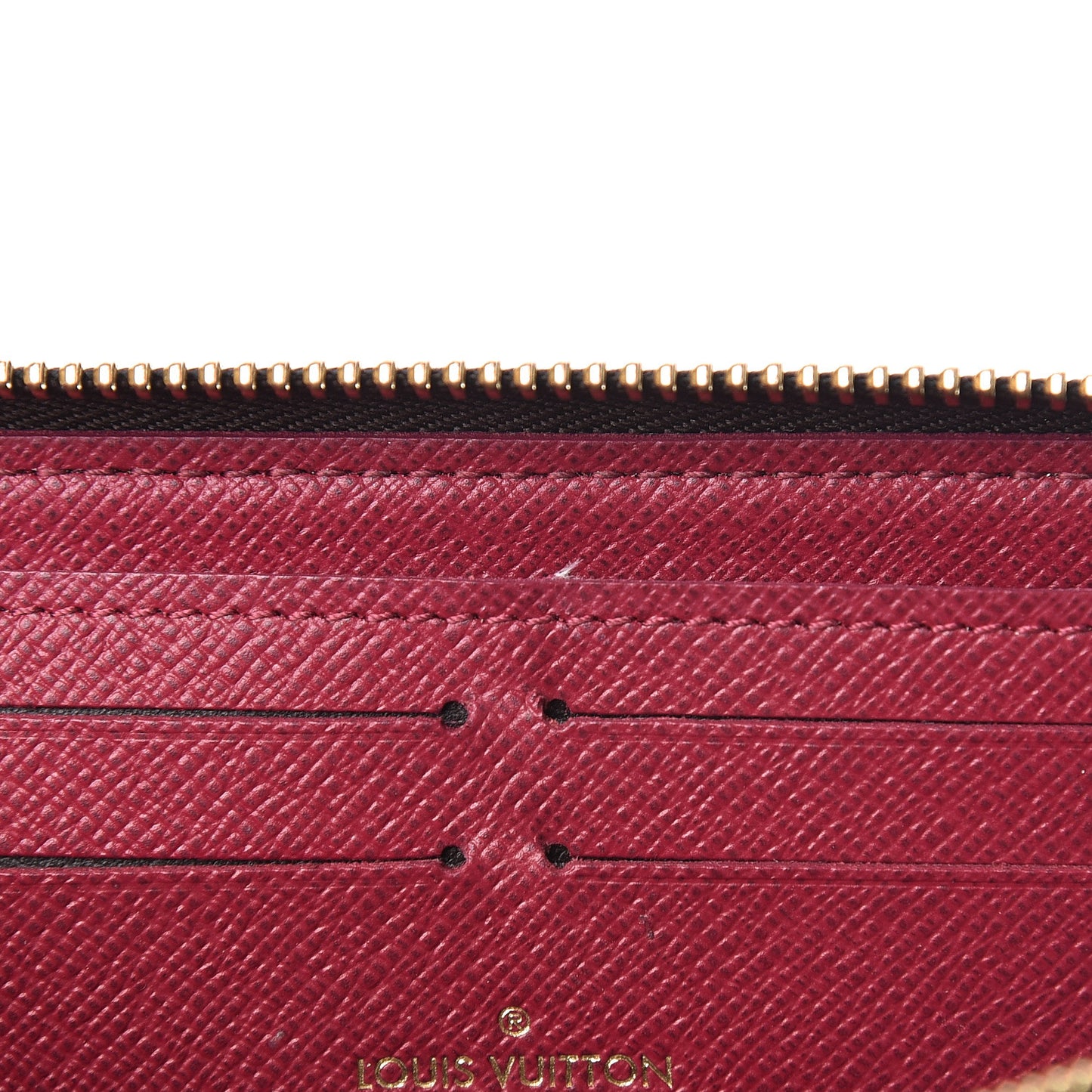 Monogram Clemence Wallet Fuchsia