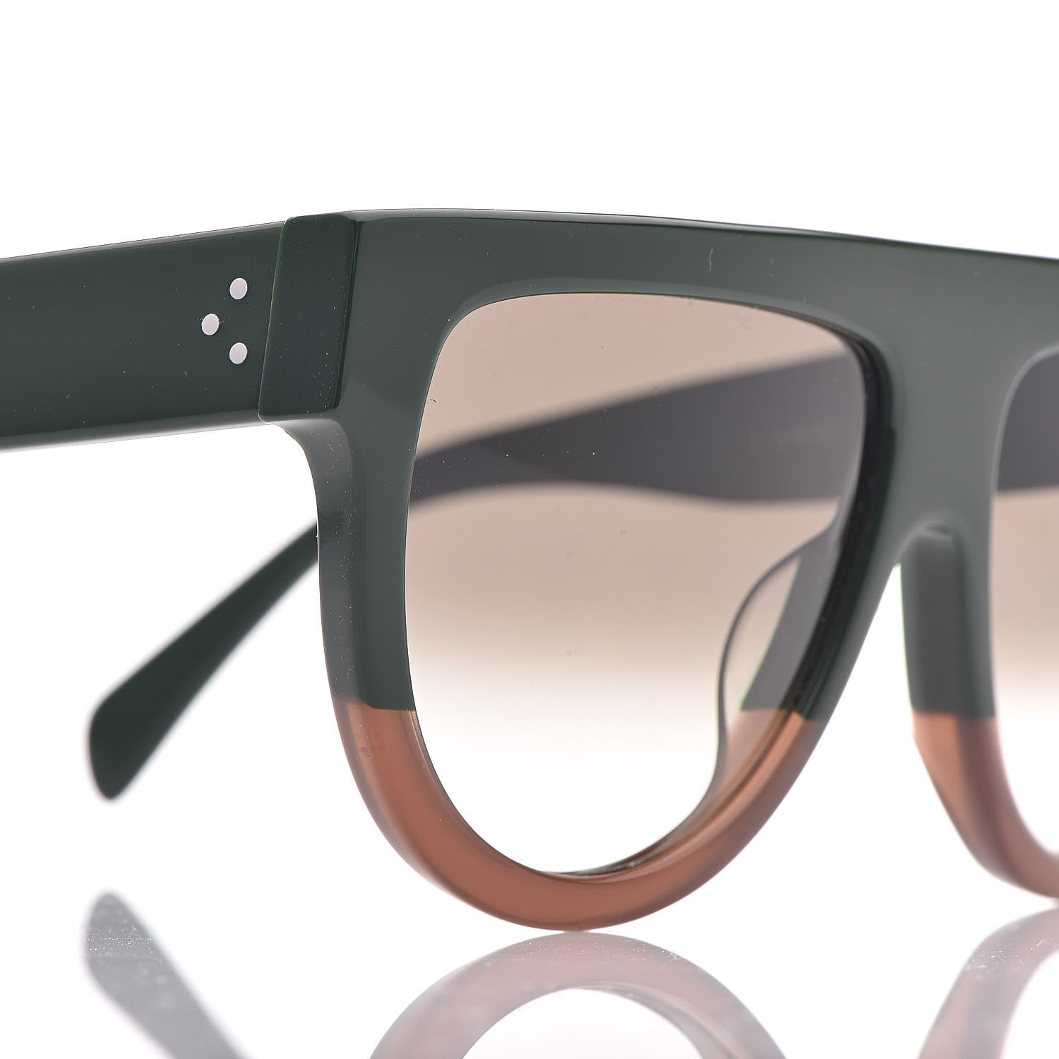 Celine Shadow Sunglasses CL 41026/S Green 7 of 7