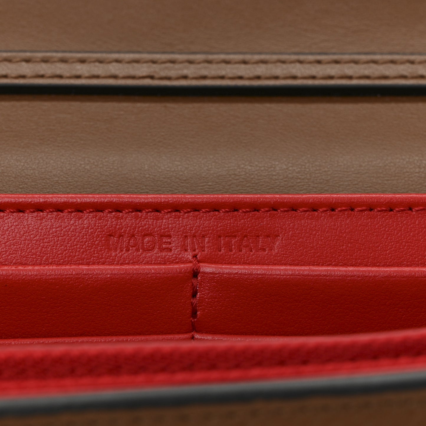 Calfskin Spikes Loubinthesky Paloma Wallet On Chain  Biscotto