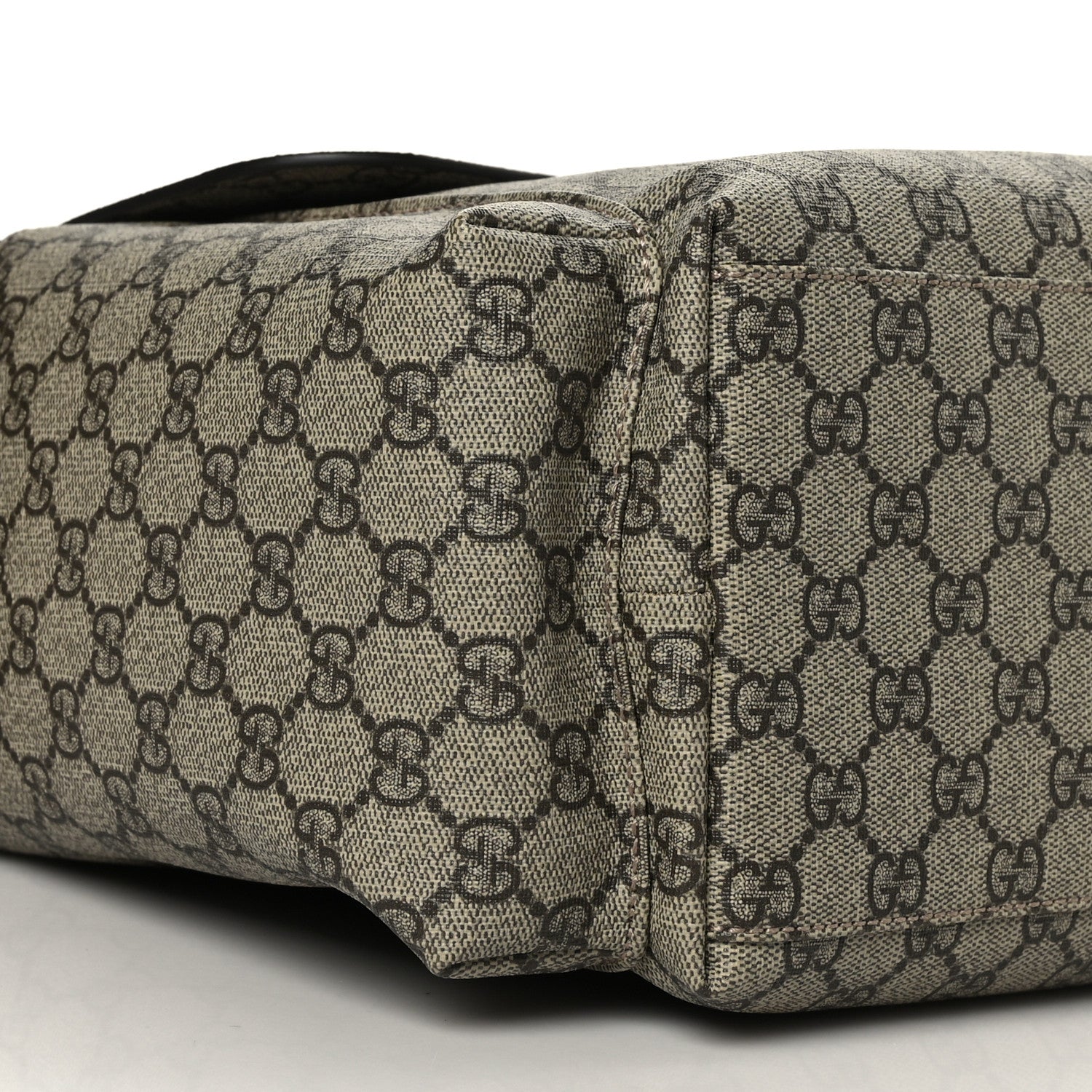 Gucci GG Plus Monogram Messenger Diaper Bag Dark Brown 7 of 8