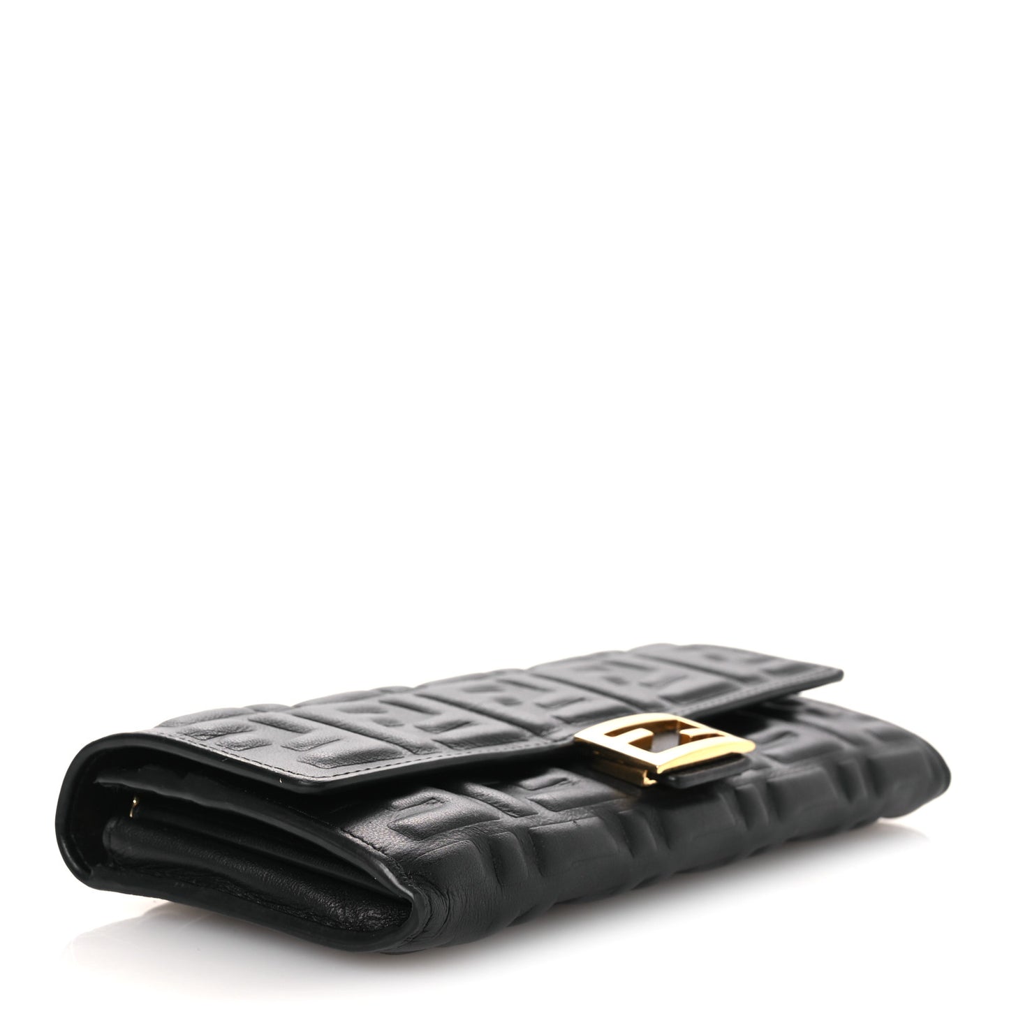 Nappa Matisse FF Embossed Continental Wallet Black