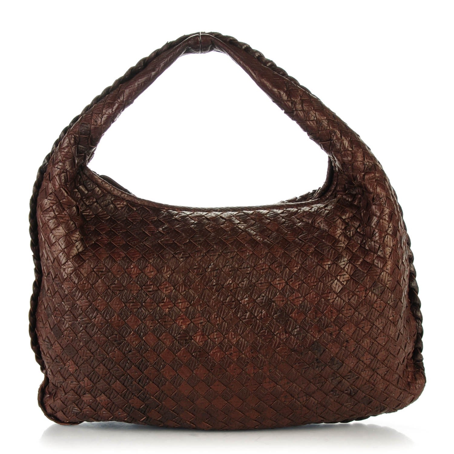 Bottega Veneta Intagli Intrecciato Medium Veneta Hobo Ebano 1 of 7