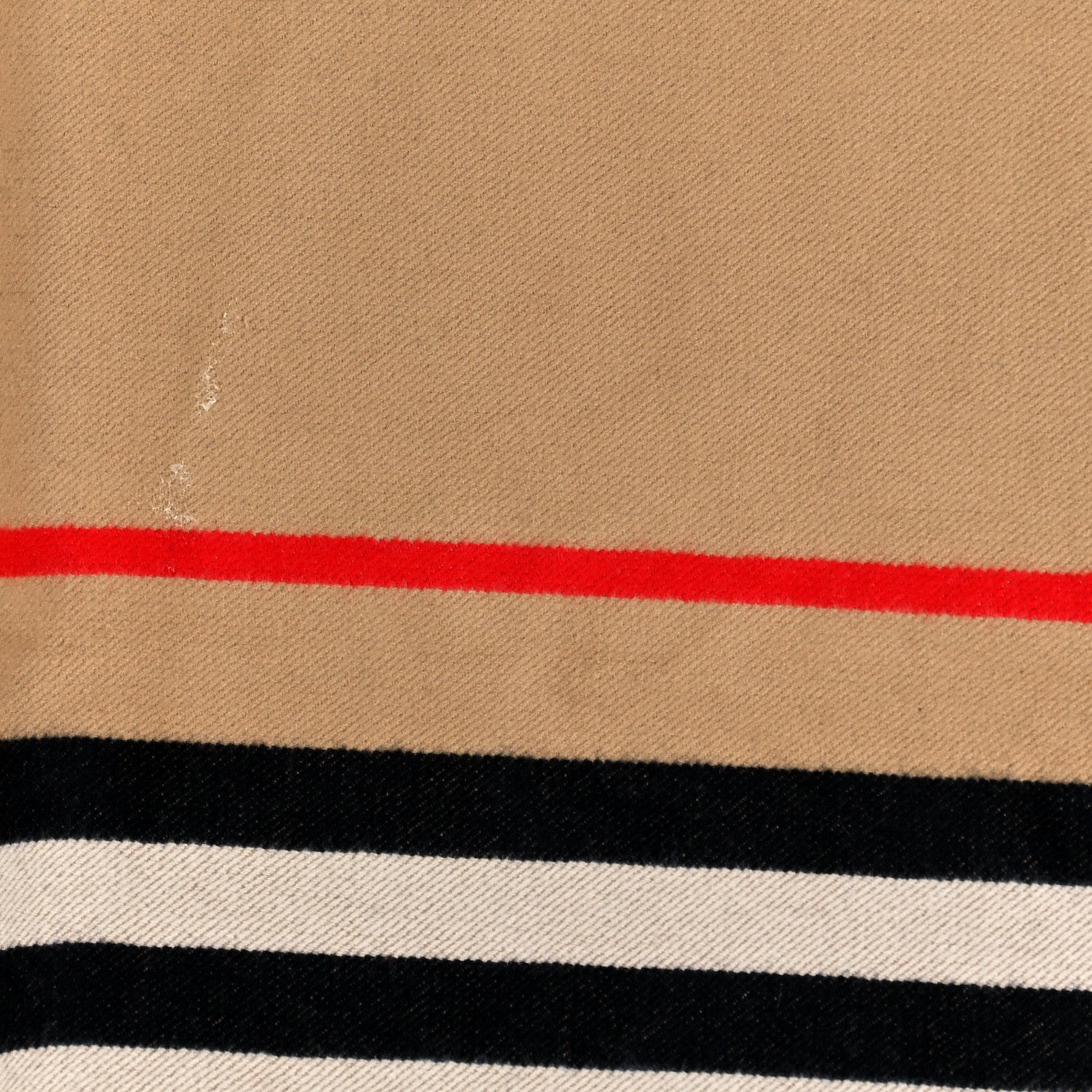 Burberry Cashmere Wool Icon Stripe Pocket Scarf Archive Beige 4 of 4