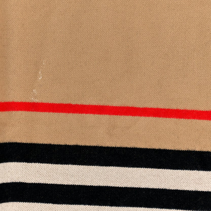 Burberry Cashmere Wool Icon Stripe Pocket Scarf Archive Beige 4 of 4