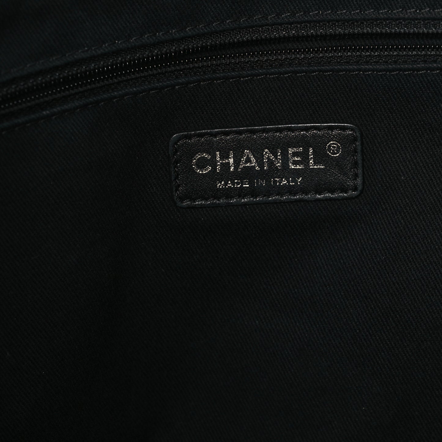 Canvas Small Deauville Tote Beige Black