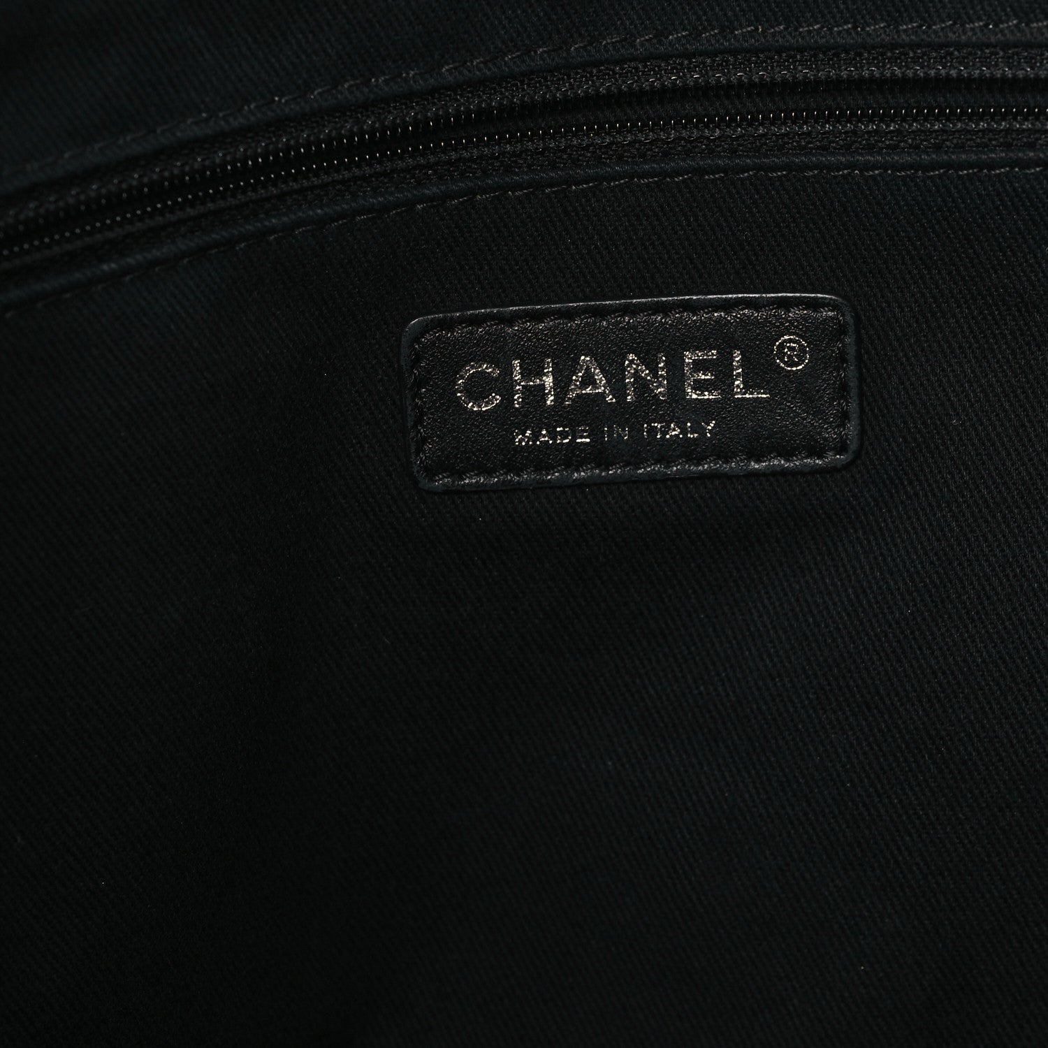 Chanel Canvas Small Deauville Tote Beige Black 6 of 12