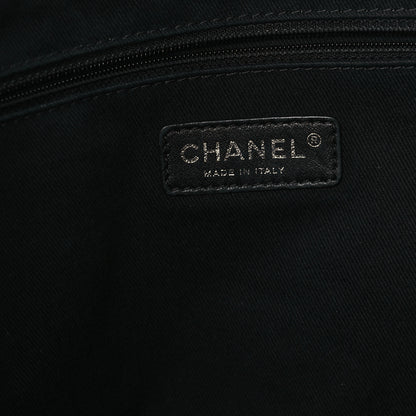 Chanel Canvas Small Deauville Tote Beige Black 6 of 12
