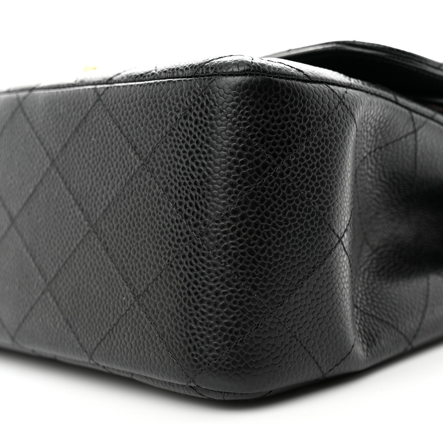Chanel Caviar Quilted Jumbo Double Flap Black 10 of 11