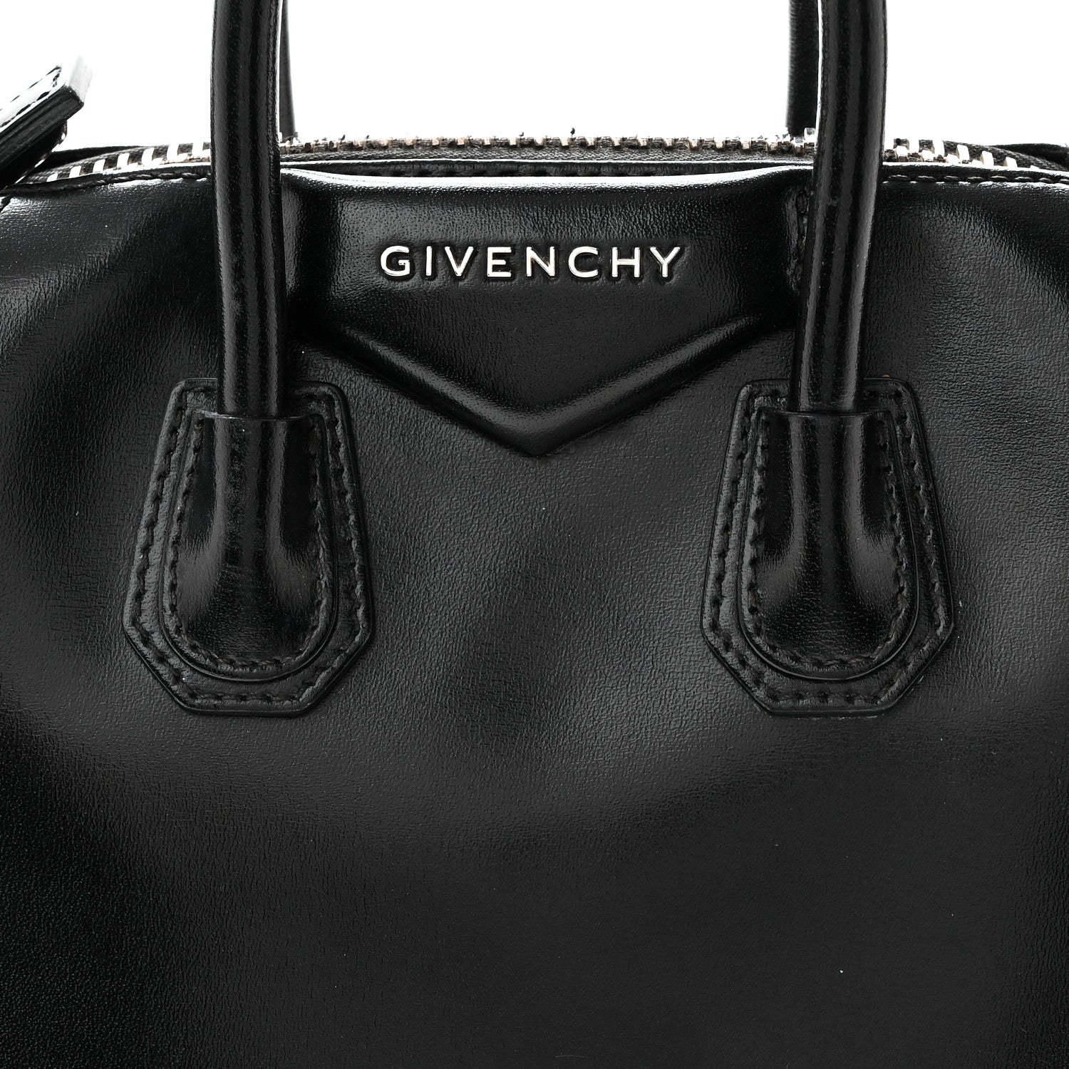 Givenchy Shiny Lord Calfskin Mini Antigona Black 8 of 10