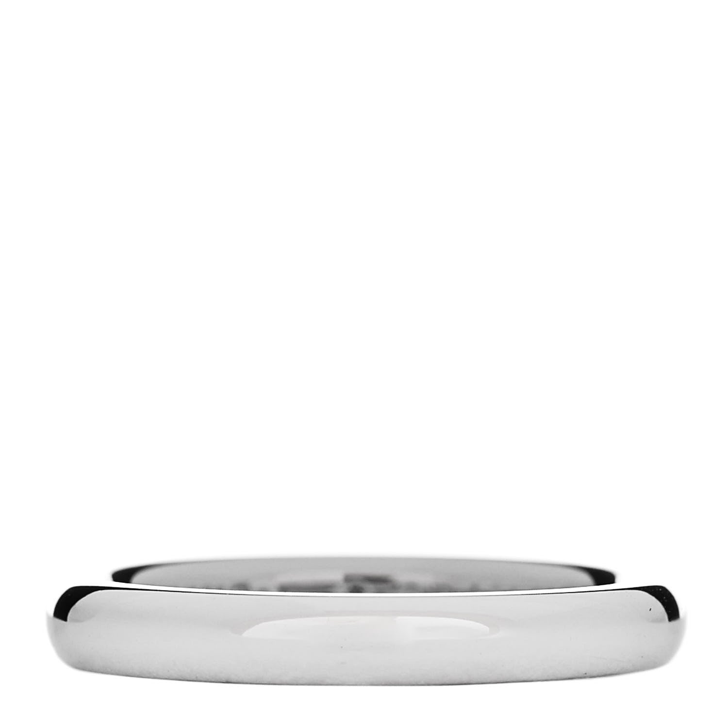 Tiffany Platinum Diamond Elsa Peretti Band Ring 52 6 3 of 6
