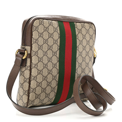 Gucci GG Supreme Monogram Web Small Ophidia Messenger Bag Brown 3 of 8