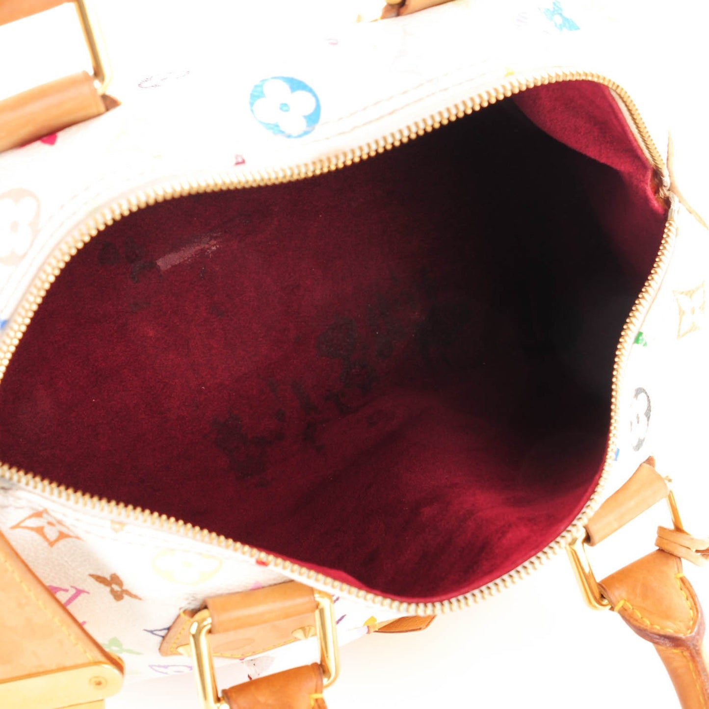 Monogram Multicolor Speedy 30 White