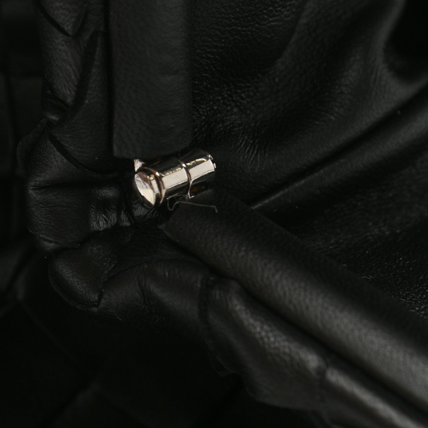Bottega Veneta Nappa Maxi Intrecciato The Pouch Oversized Clutch Black 7 of 7
