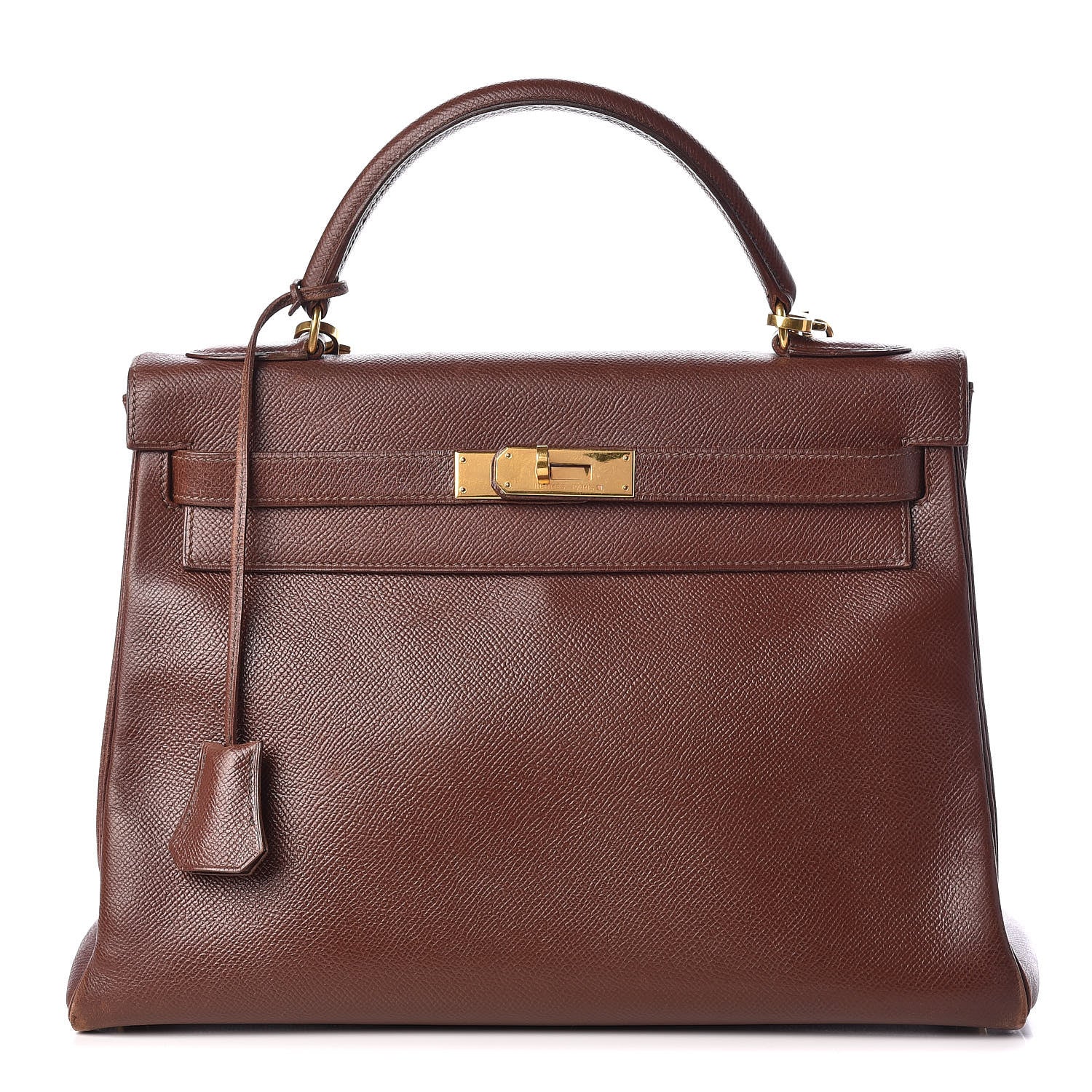 Hermes Courchevel Kelly Retourne 32 Chocolate 1 of 44