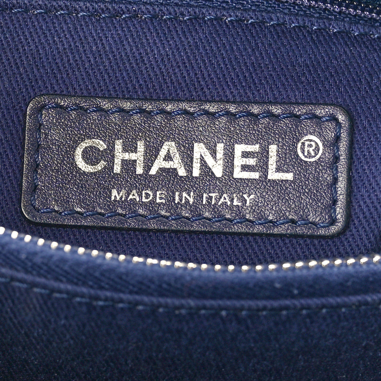 Chanel Denim Quilted Small Coco Handle Flap Blue Blue 6 of 10
