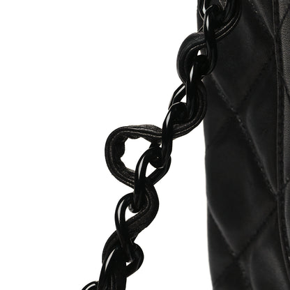 Chanel Lambskin Quilted Jumbo Single Flap So Black 11 of 11