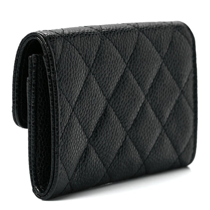 Chanel Caviar Quilted Flap Card Holder Black 3 of 13