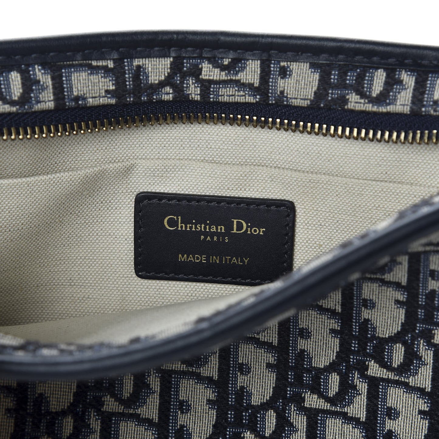 Oblique Diorquake Clutch Blue