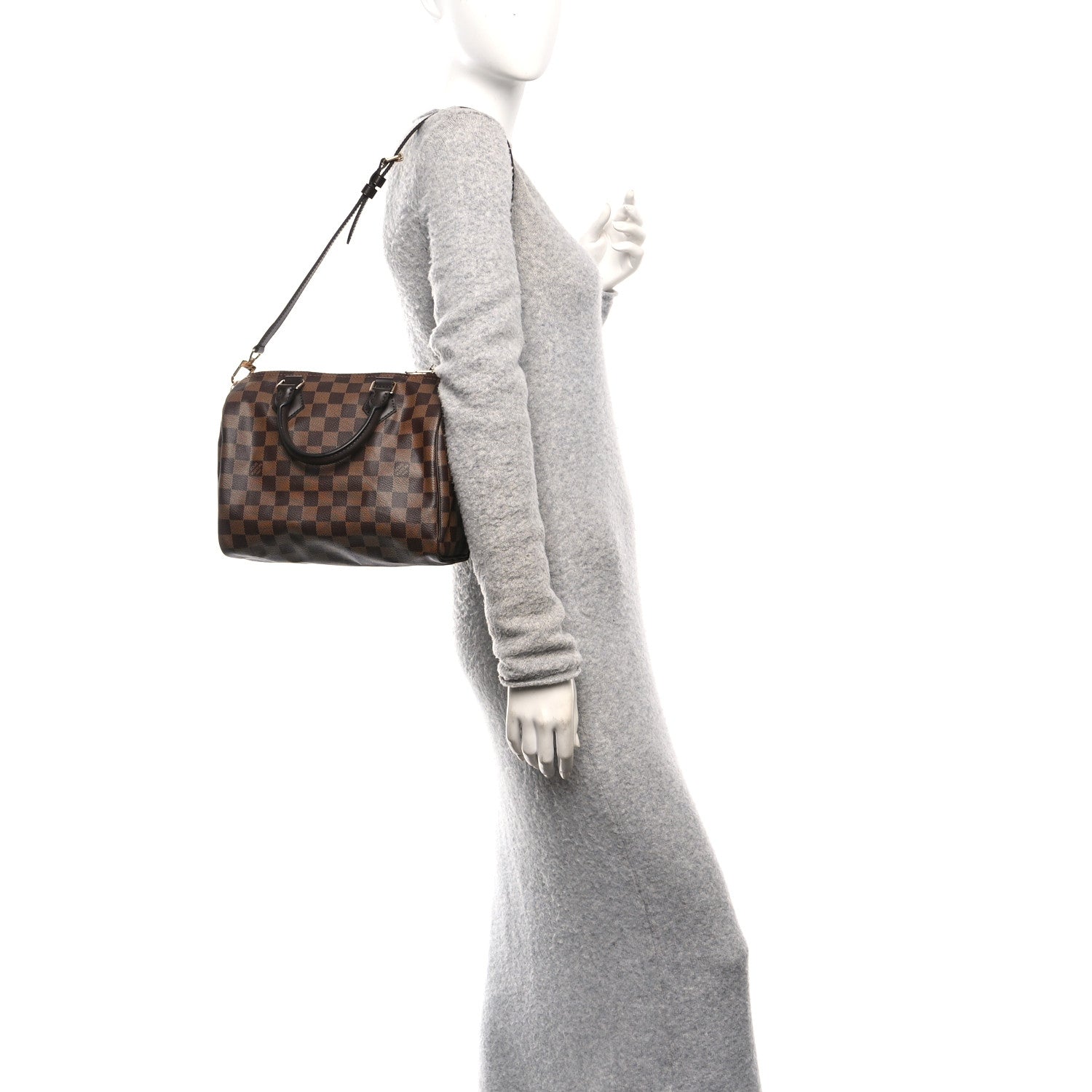 Louis Vuitton Damier Ebene Speedy Bandouliere 25 2 of 10