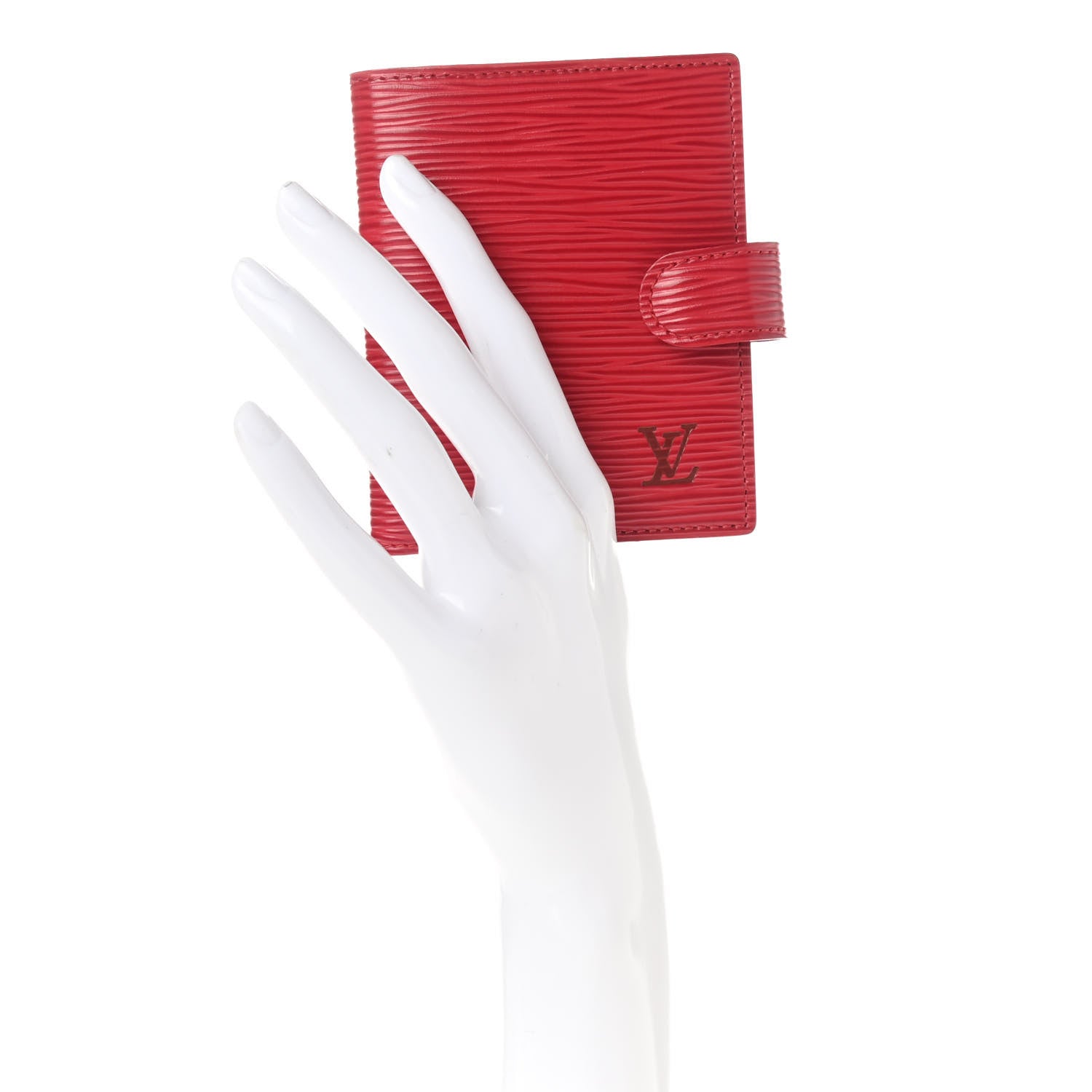 Louis Vuitton Epi Mini Agenda Cover Castillan Red 2 of 7