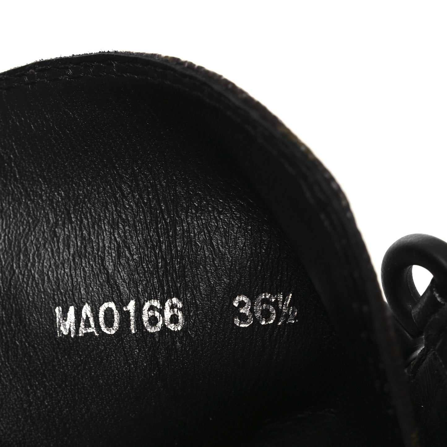 Suede Calfskin Monogram World Tour Platform Desert Boots 36.5 Black