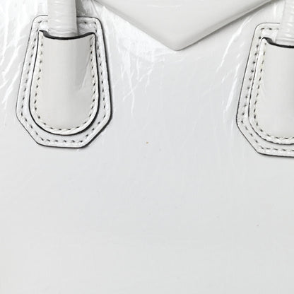 Givenchy Crinkled Patent Calfskin Mini Antigona White 15 of 16