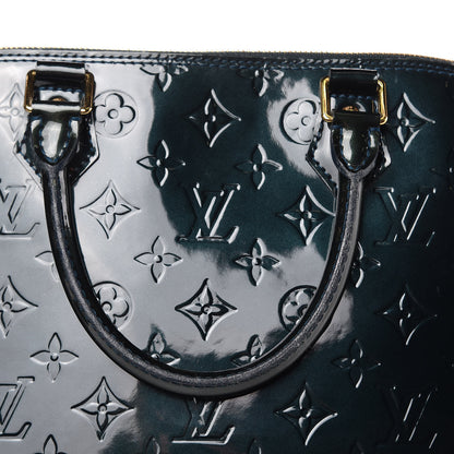 Louis Vuitton Vernis Alma GM Blue Nuit 11 of 14