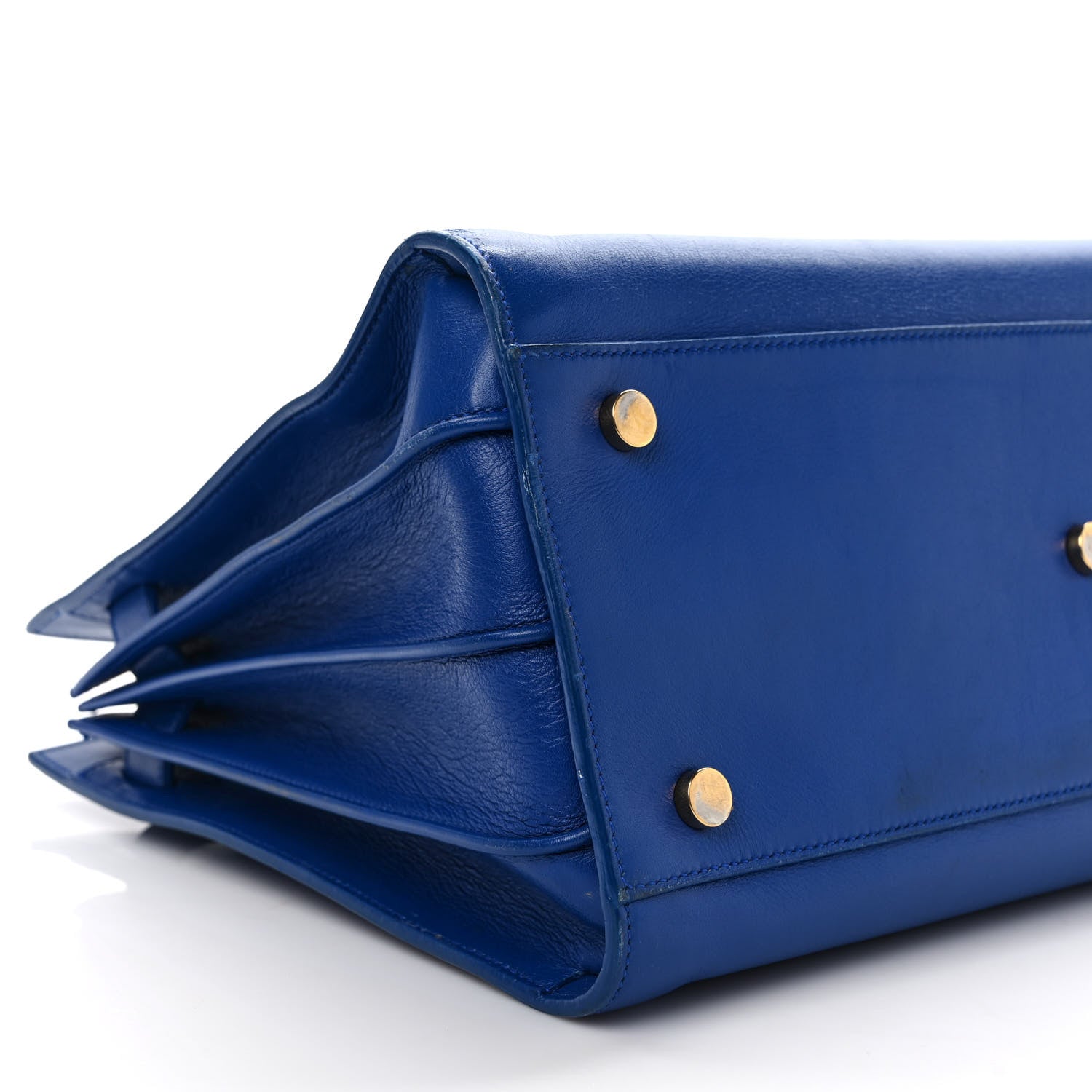 Saint Laurent Calfskin Small Sac De Jour Blue Majorelle 8 of 11