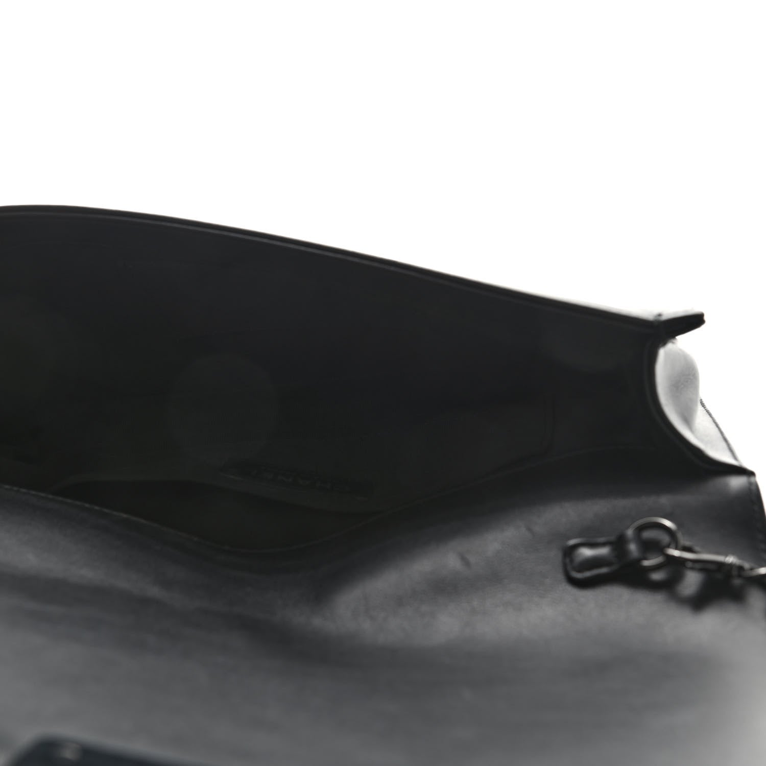 Chanel Calfskin Quilted Boy Clutch With Removable Chain So Black 6 of 9