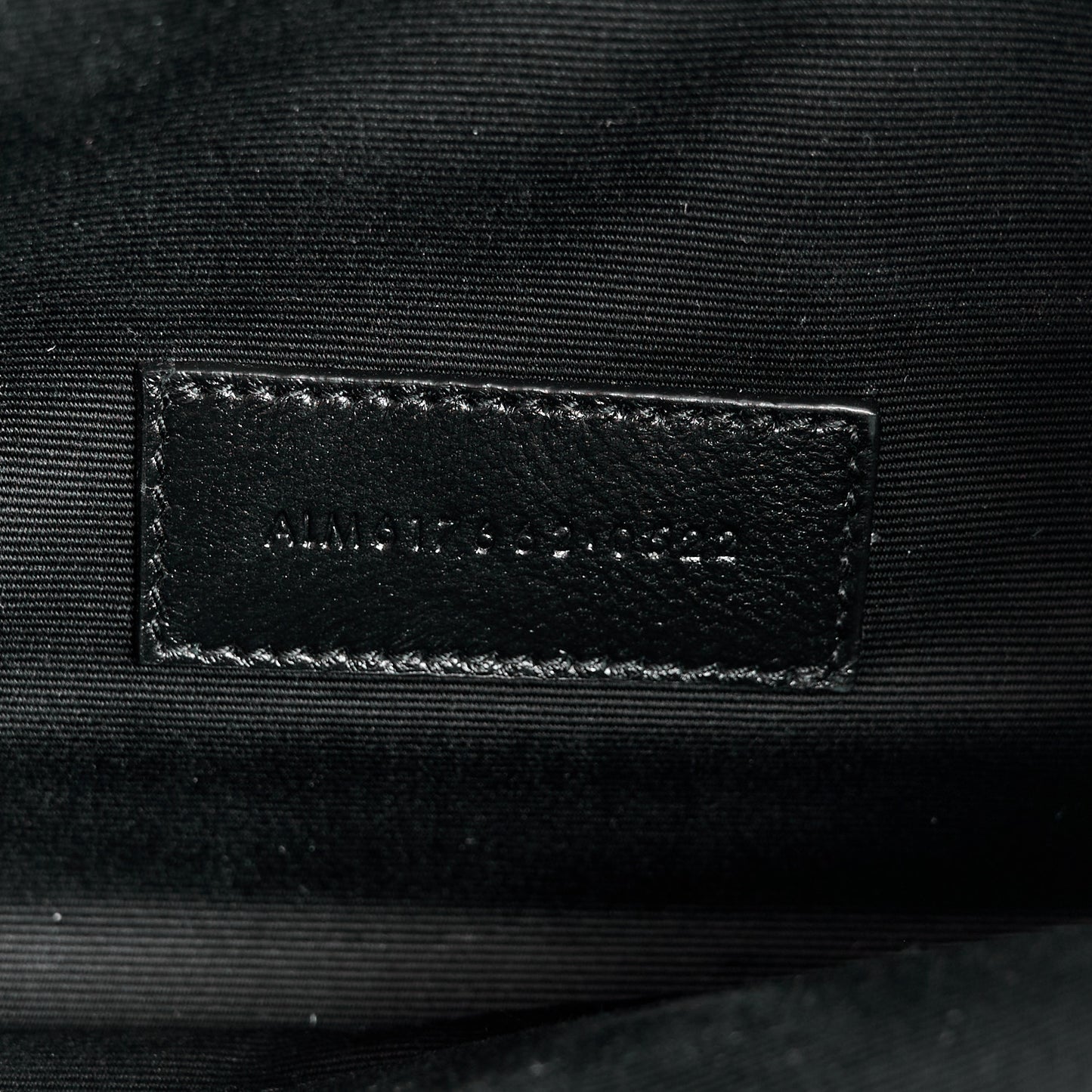 Grain De Poudre Matelasse Chevron Monogram Envelope Clutch Black