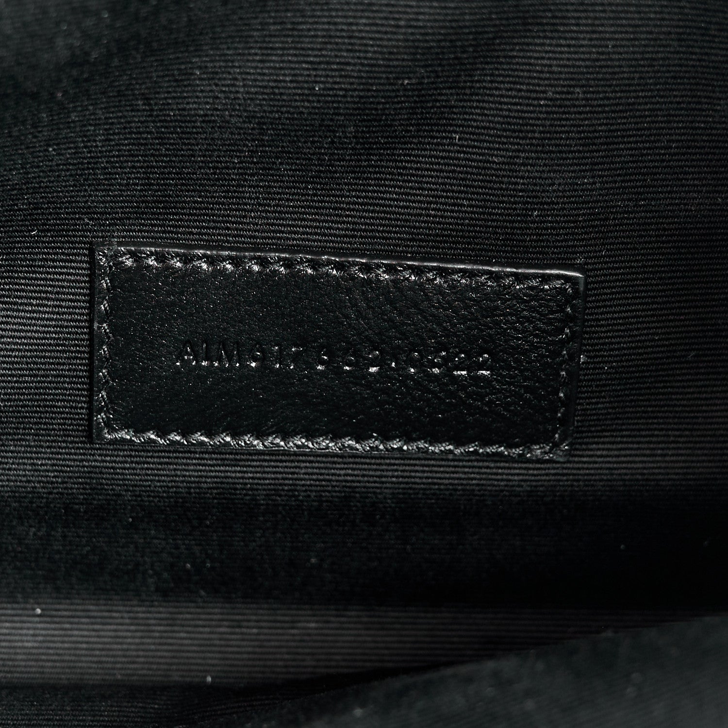 Saint Laurent Grain De Poudre Matelasse Chevron Monogram Envelope Clutch Black 7 of 12