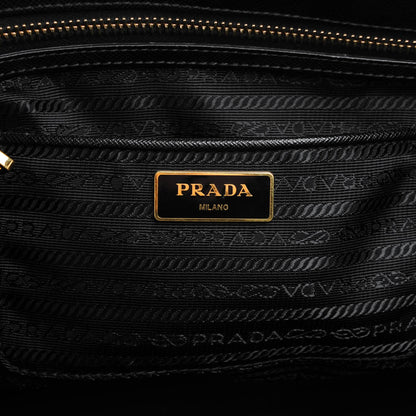 Prada Saffiano Lux Extra Large Galleria Double Zip Tote Black 6 of 9