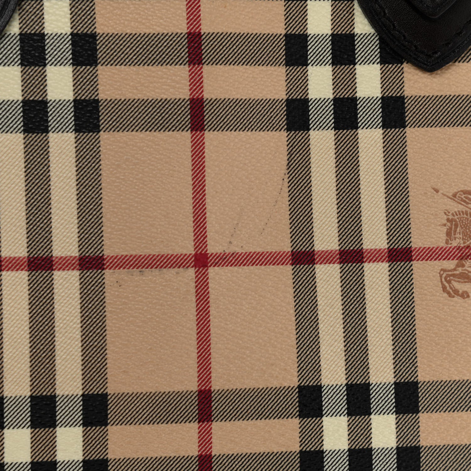 Burberry Haymarket Check Small Onslow Tote Chocolate 21 of 21