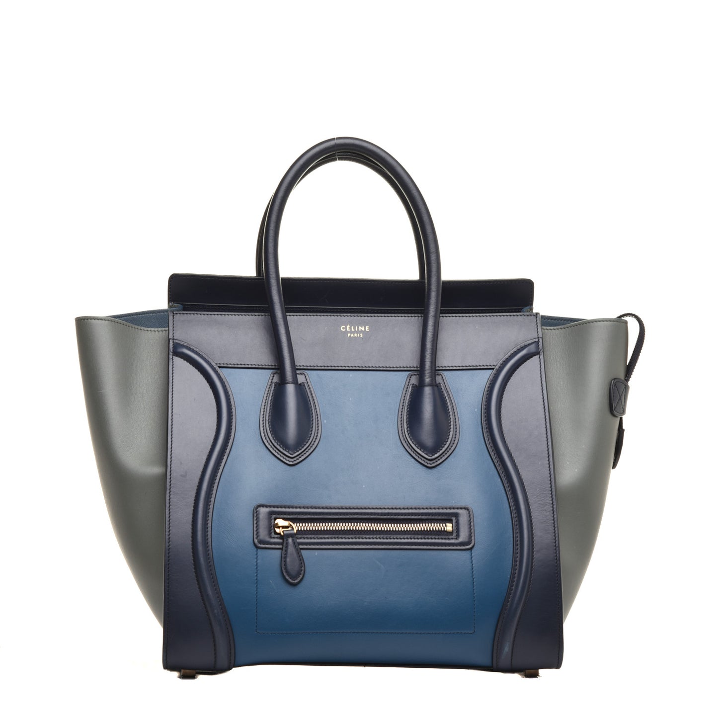 Smooth Calfskin Tri-Color Mini Luggage