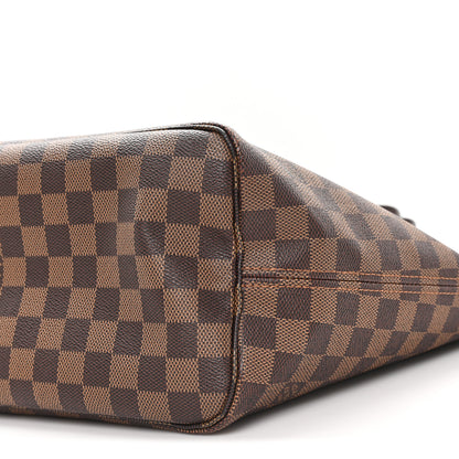 Louis Vuitton Damier Ebene Neo Neverfull MM Rose Ballerine 10 of 12