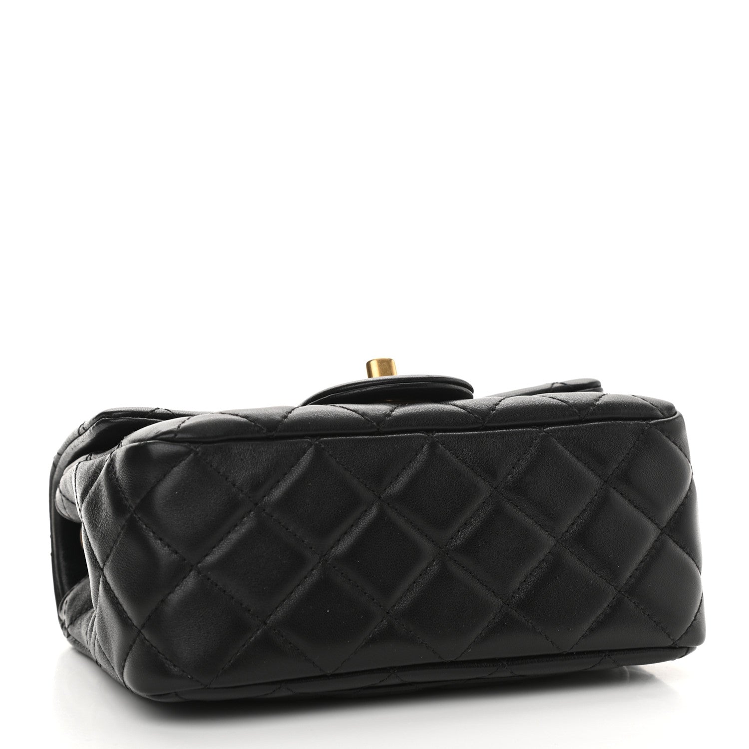 Chanel Lambskin Quilted Mini Pearl Crush Flap Black 4 of 11