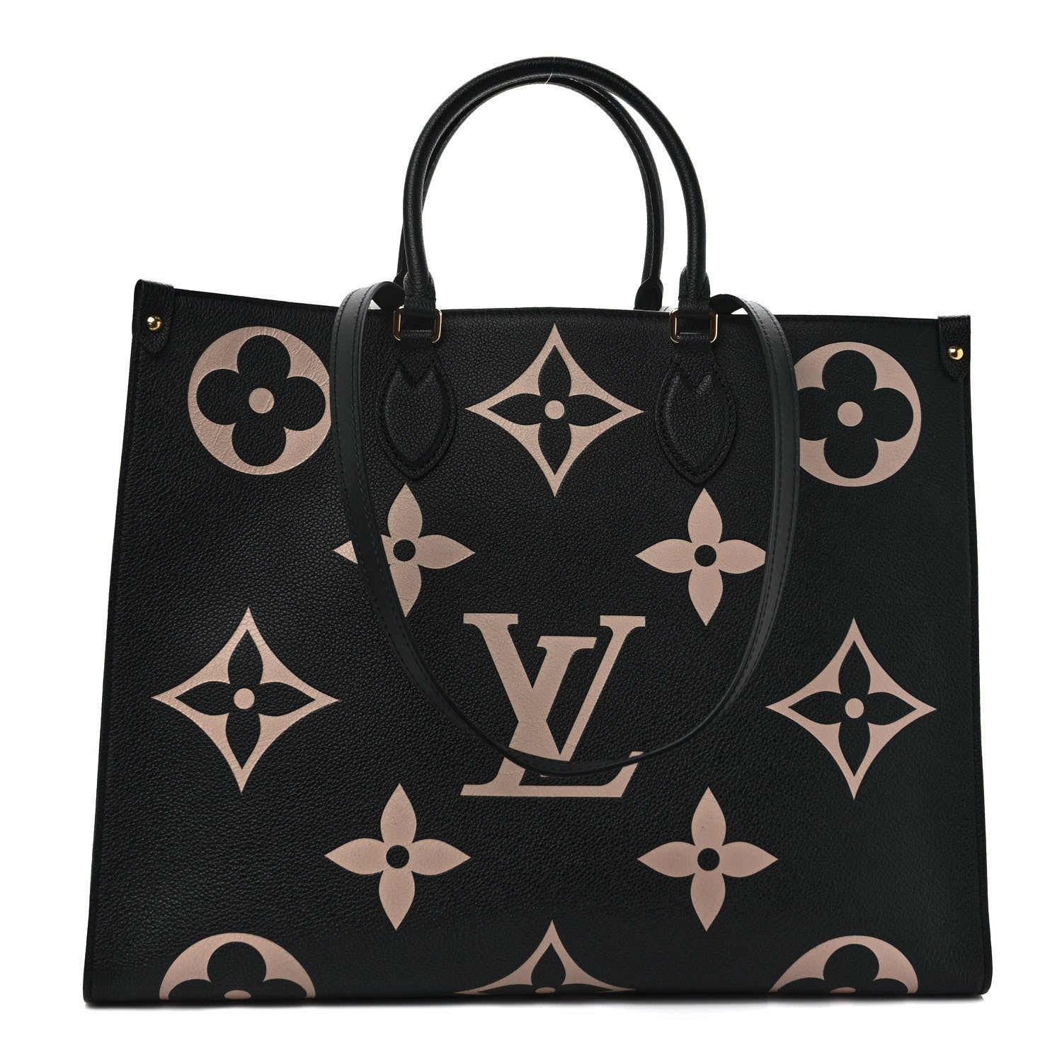Louis Vuitton Empreinte Monogram Giant Onthego GM Black Beige 3 of 19
