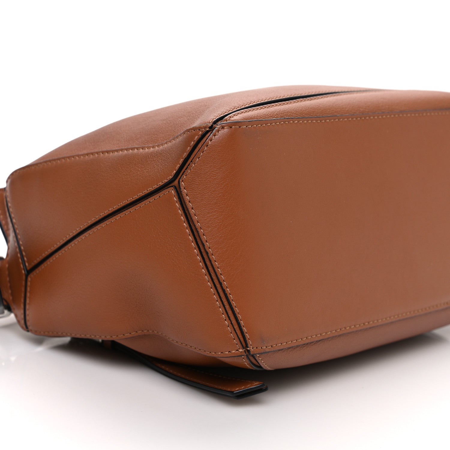 Loewe Calfskin Small Puzzle Bag Tan 9 of 11