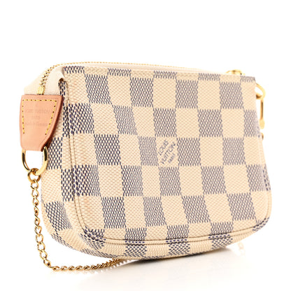 Louis Vuitton Damier Azur Mini Pochette Accessories 3 of 7