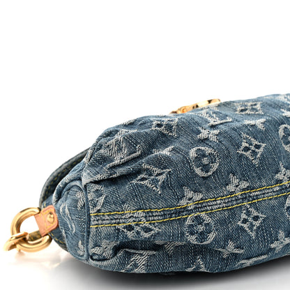 Louis Vuitton Monogram Denim Mini Pleaty Blue 8 of 10